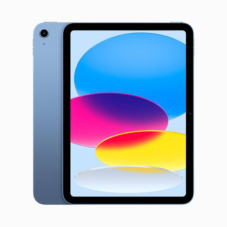 Apple、iPadの第10世代モデルをポップな4色のカラーバリエーションで発売