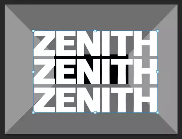 「Photoshopでパースに合わせて文字を変形し奥行きを表現する（遠近感／奥行き／文字加工）」の画像