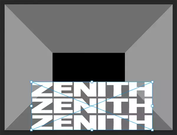 「Photoshopでパースに合わせて文字を変形し奥行きを表現する（遠近感／奥行き／文字加工）」の画像