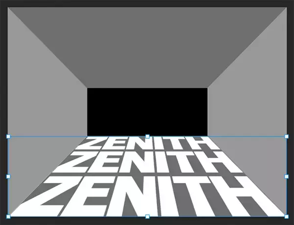 「Photoshopでパースに合わせて文字を変形し奥行きを表現する（遠近感／奥行き／文字加工）」の画像