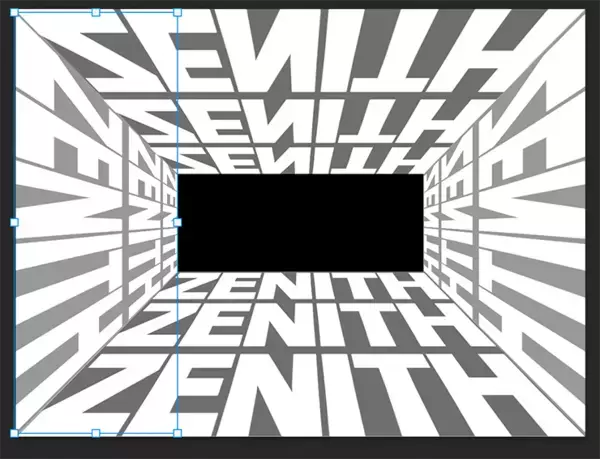 「Photoshopでパースに合わせて文字を変形し奥行きを表現する（遠近感／奥行き／文字加工）」の画像