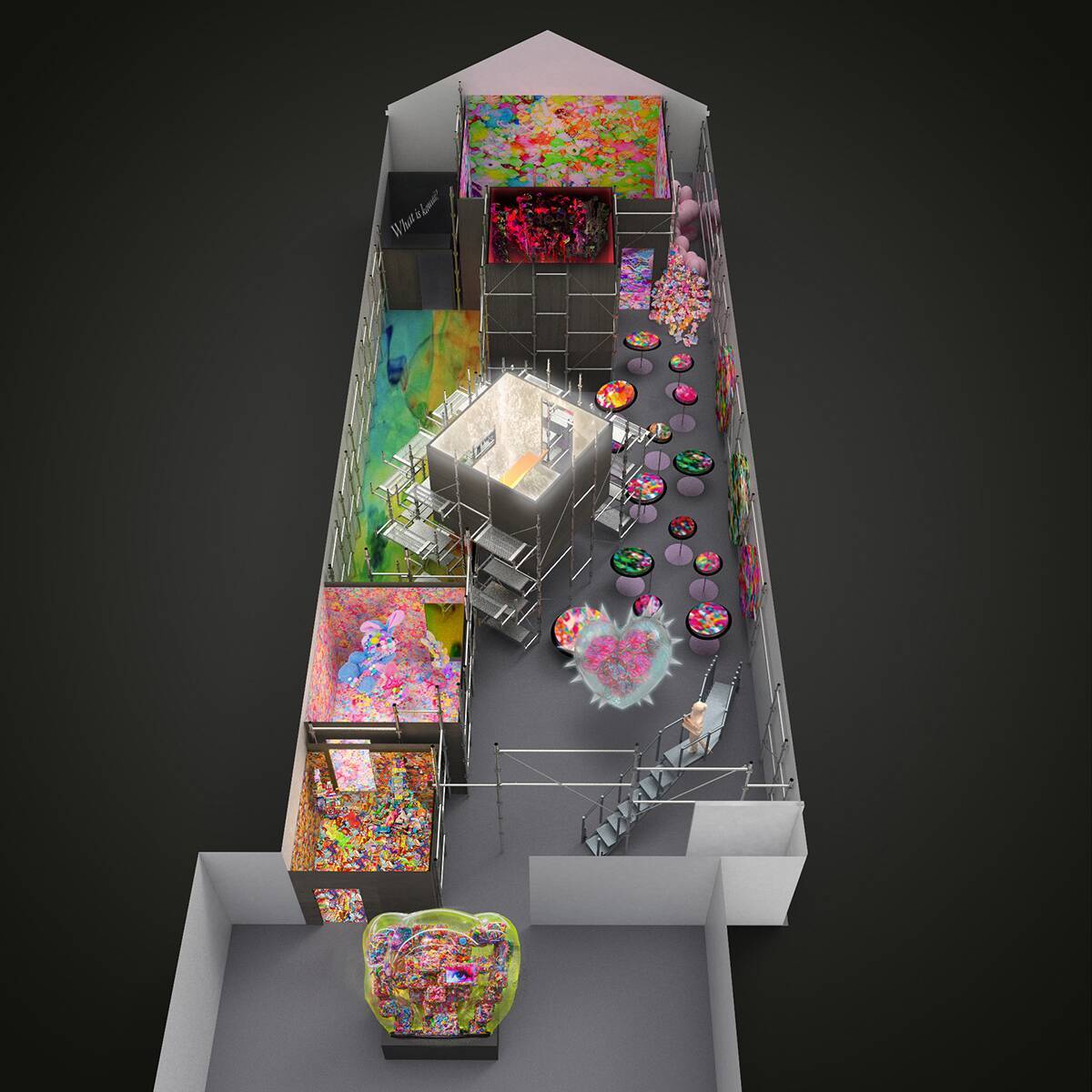 ハイパーミュージアム飯能の開館1周年を記念して増田セバスチャン氏の大規模な展覧会が開催