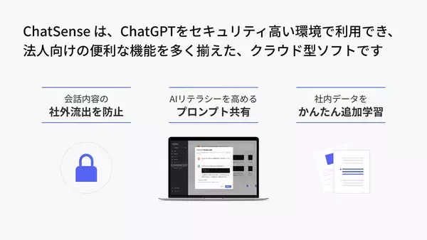 「ChatSense、AIによるスライド生成の参考として活用できるサンプルプロンプトを公開」の画像