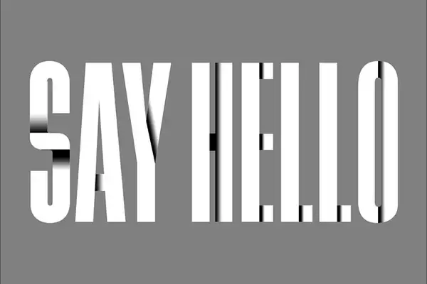 「部分的に影がついたロゴ（ほど良い立体感・クラフト感の表現技法）」の画像