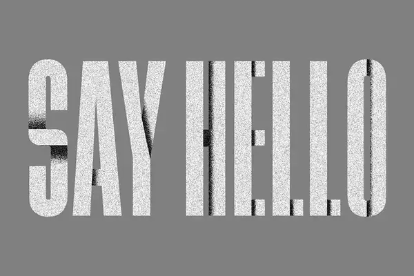 「部分的に影がついたロゴ（ほど良い立体感・クラフト感の表現技法）」の画像