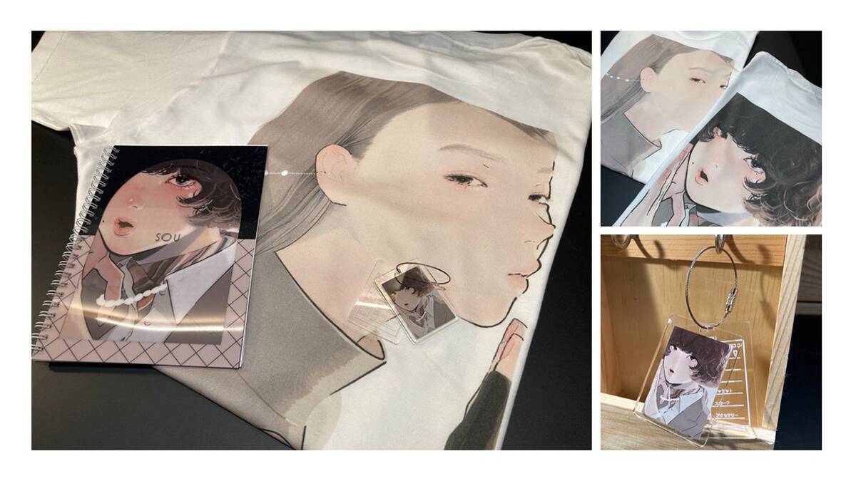 キンコーズ・ジャパンがイラストレーター・凪氏のポップアップ展示「SOU」を開催