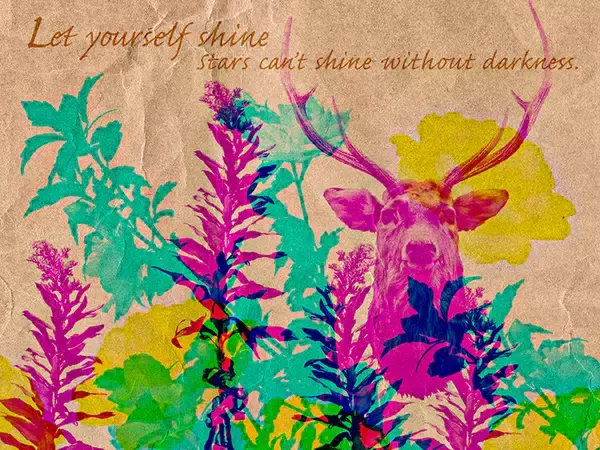 「レトロ印刷風・スタンプ風の表現」の画像