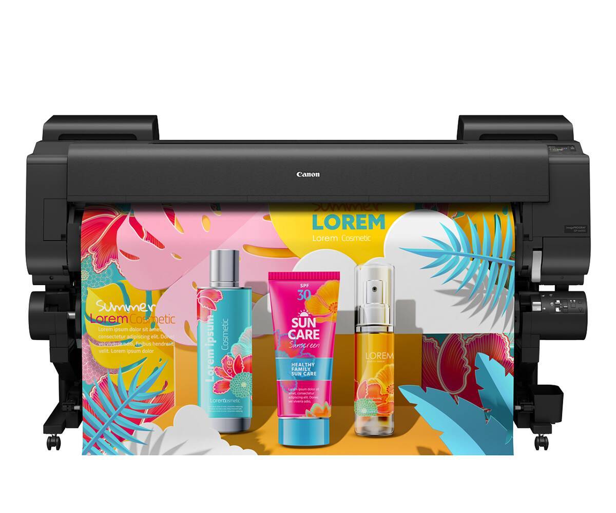 キヤノン、12色インクと7色インクモデルの高性能・大判プリンタ「imagePROGRAF」の新機種を発売