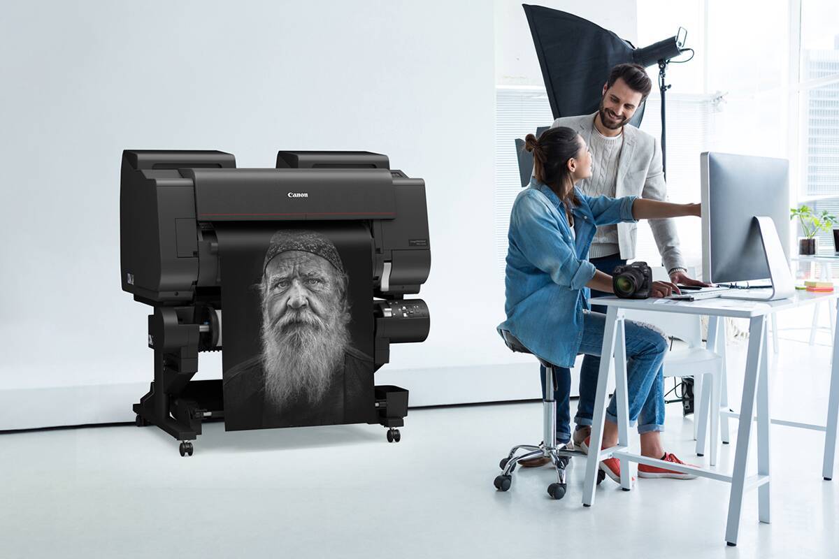 キヤノン、12色インクと7色インクモデルの高性能・大判プリンタ「imagePROGRAF」の新機種を発売