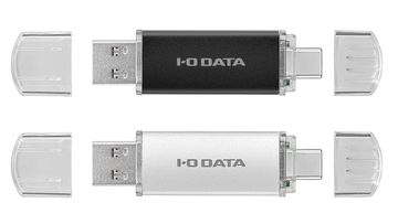 アイ・オー・データ機器、USB AとType-Cの両方のコネクタを搭載したUSBメモリを発売