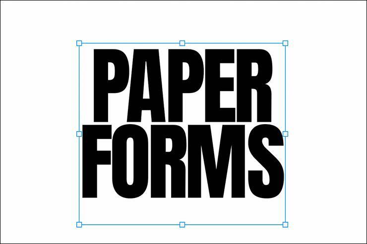 【Photoshop】薄い紙で作った切り文字風のロゴ表現（極薄／切り文字／ロゴ）