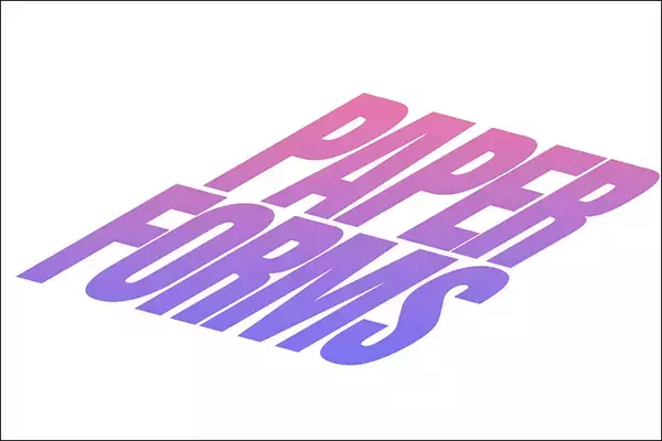 「【Photoshop】薄い紙で作った切り文字風のロゴ表現（極薄／切り文字／ロゴ）」の画像