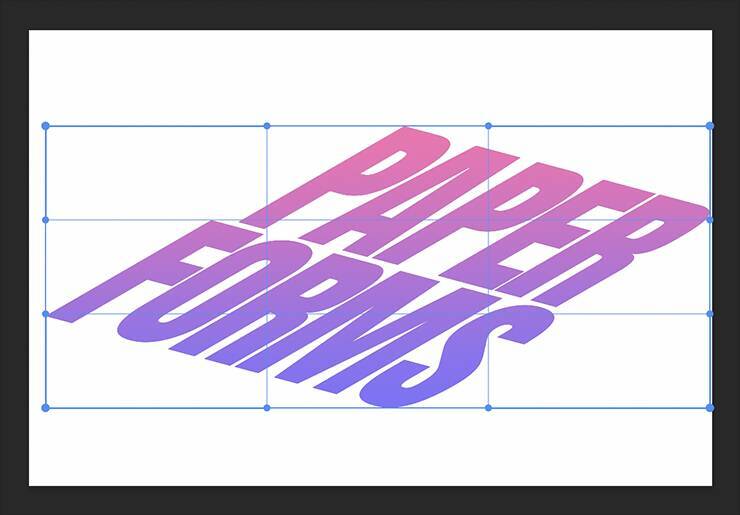 【Photoshop】薄い紙で作った切り文字風のロゴ表現（極薄／切り文字／ロゴ）
