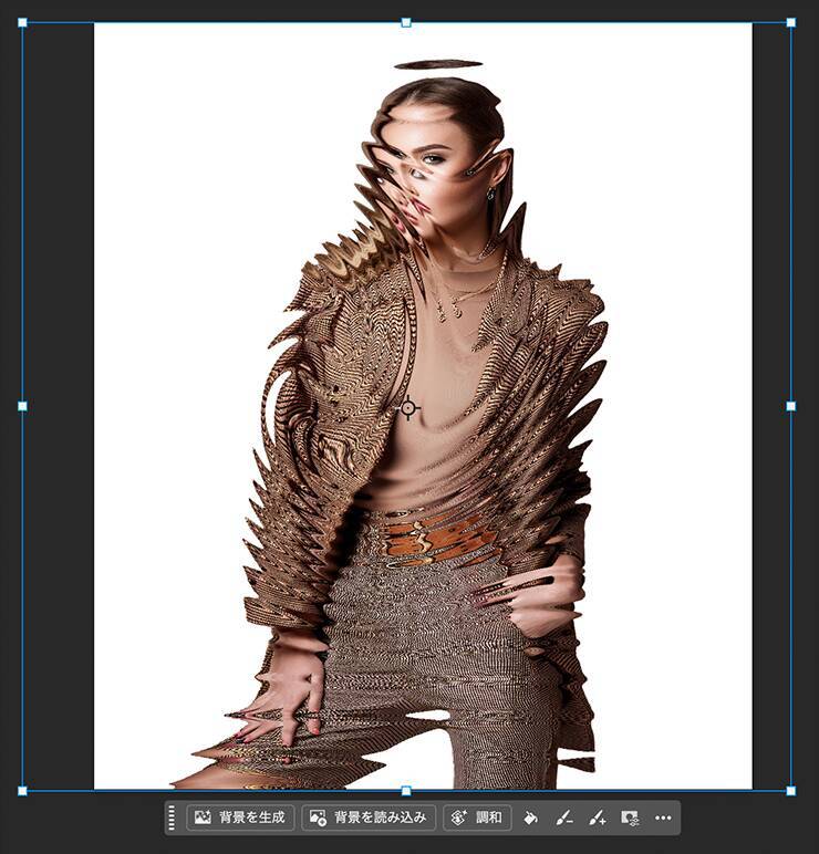 【Photoshop】複雑に歪んだガラスの表現（ガラス／写真加工）