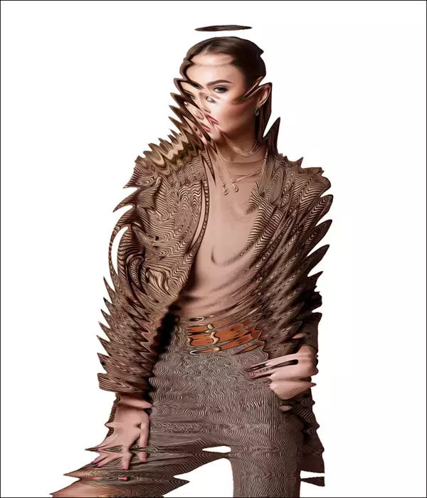 「【Photoshop】複雑に歪んだガラスの表現（ガラス／写真加工）」の画像