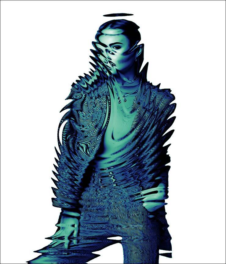 【Photoshop】複雑に歪んだガラスの表現（ガラス／写真加工）