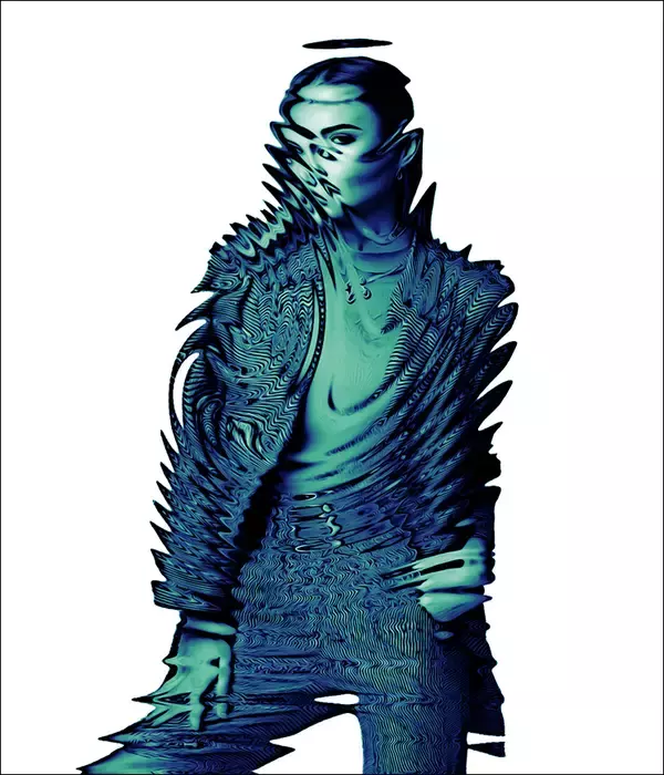 「【Photoshop】複雑に歪んだガラスの表現（ガラス／写真加工）」の画像