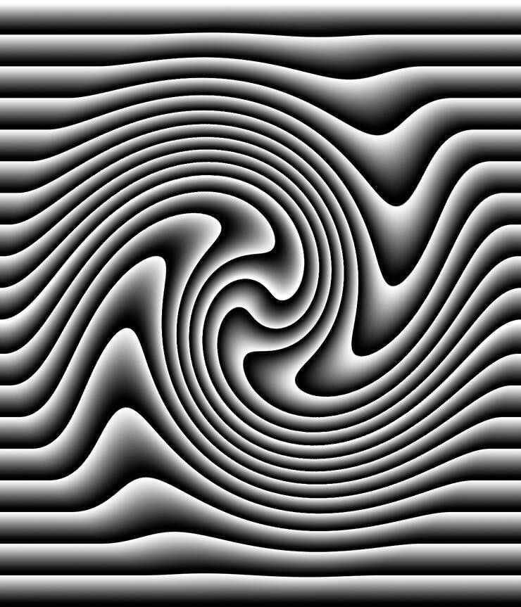 【Photoshop】複雑に歪んだガラスの表現（ガラス／写真加工）