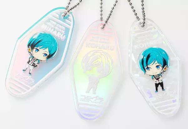 「グラフィック、見る角度で色が変わる「オーロラアクリルキーホルダー印刷」の取り扱いを開始」の画像