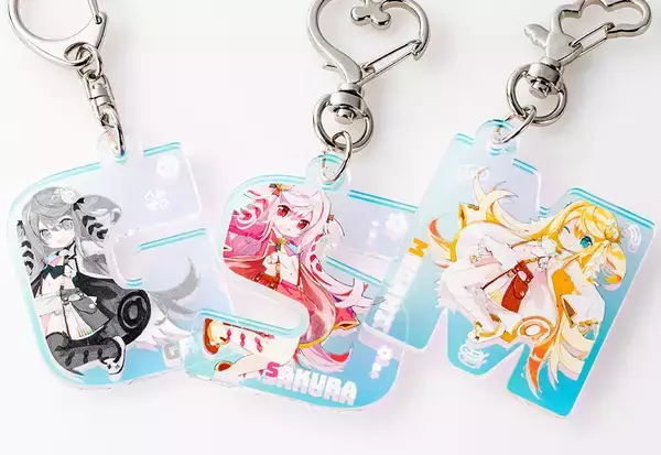 「グラフィック、見る角度で色が変わる「オーロラアクリルキーホルダー印刷」の取り扱いを開始」の画像