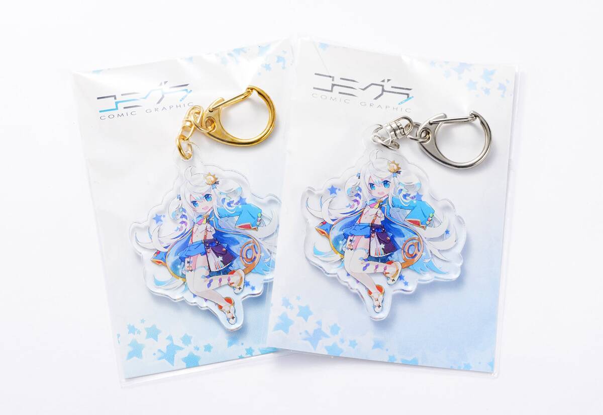 グラフィック、見る角度で色が変わる「オーロラアクリルキーホルダー印刷」の取り扱いを開始