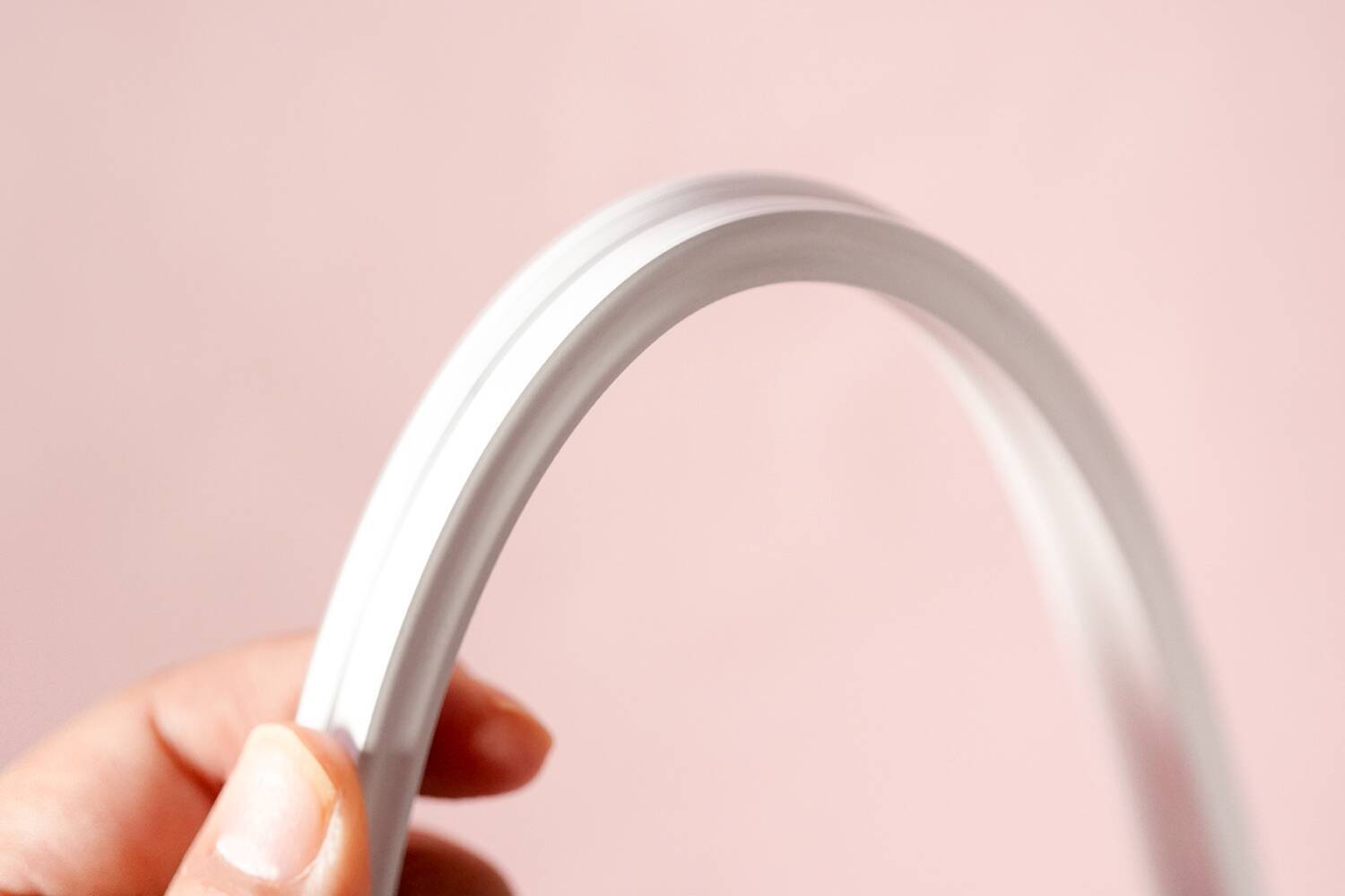 手で曲げるだけで思いのままの形になる「SwitchBot RGBICワイヤーネオンライト」