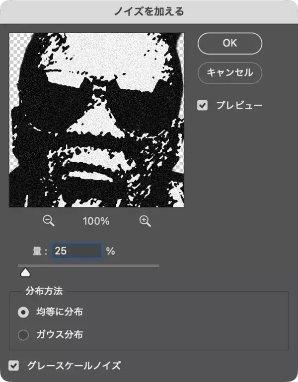 「Photoshopでコピーを重ねながら粗く劣化した画像を表現する（コピー／写真加工）」の画像