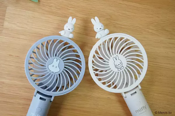 「パンクス、ミッフィーフィギュア付きのかわいいハンディファンを発売」の画像