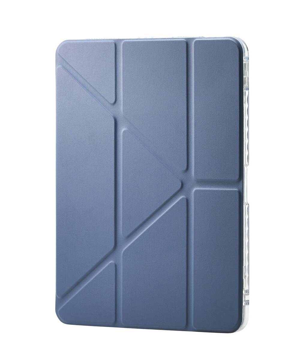 エレコム、折り紙のように自由に畳める多機能スタンド付きのiPadケース「ORIGAMIX」
