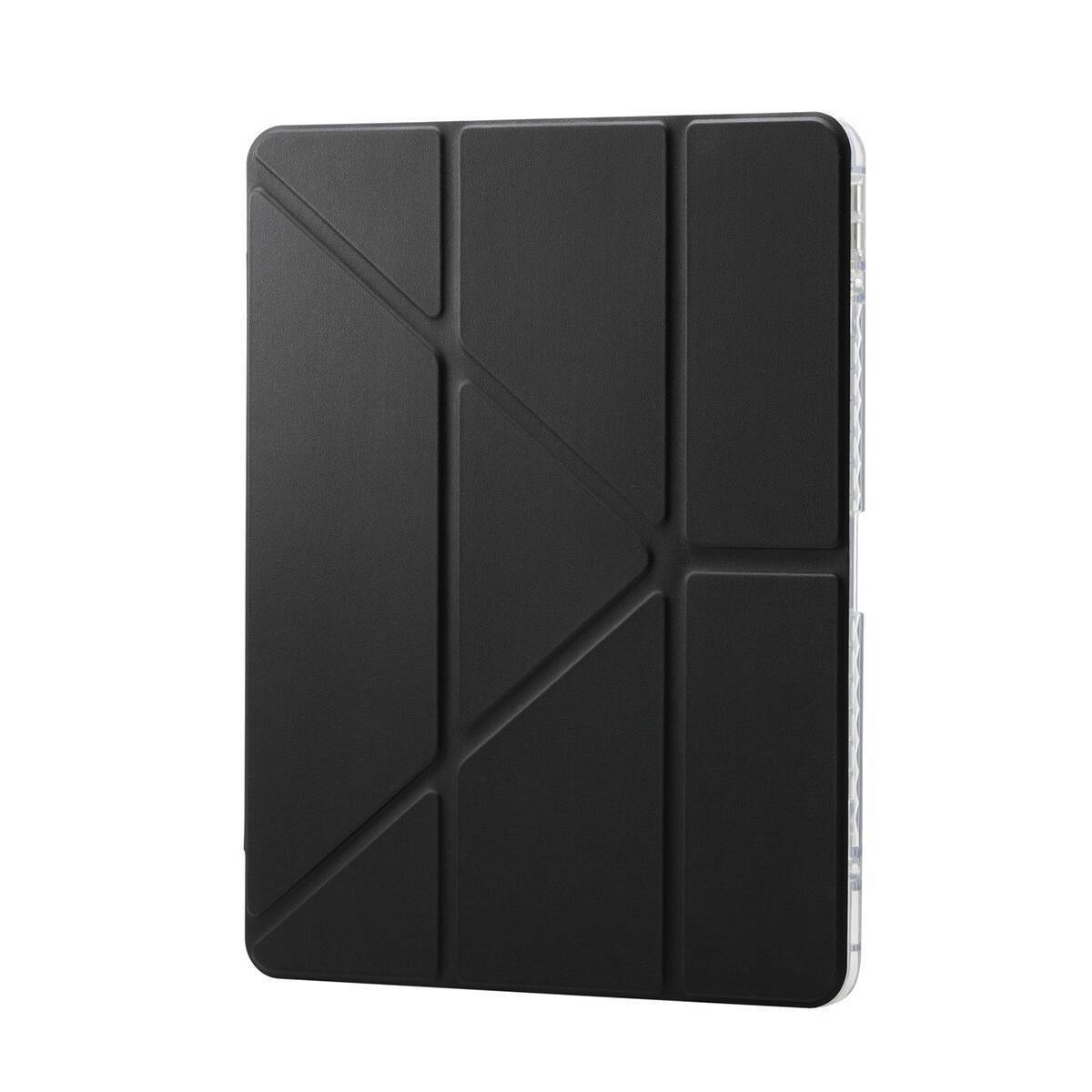 エレコム、折り紙のように自由に畳める多機能スタンド付きのiPadケース「ORIGAMIX」