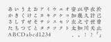 「格調高い雰囲気のあるフォントでのレトロ表現！ 漢字が龍の爪のような鋭いイメージの「かもめ龍爪」」の画像3