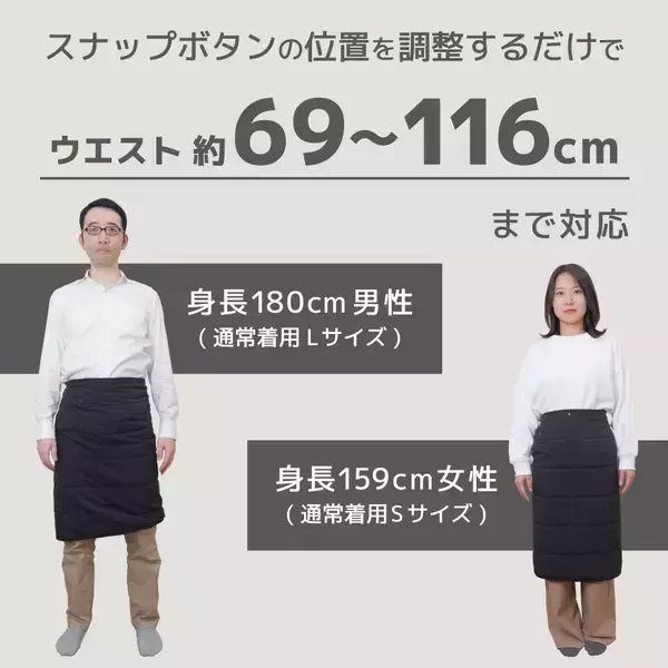 「サンコーから腰に巻いたり膝に掛けたりできるUSBヒーター内蔵のブランケット「ほかまる」が登場！」の画像