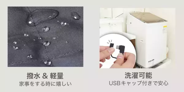 「サンコーから腰に巻いたり膝に掛けたりできるUSBヒーター内蔵のブランケット「ほかまる」が登場！」の画像