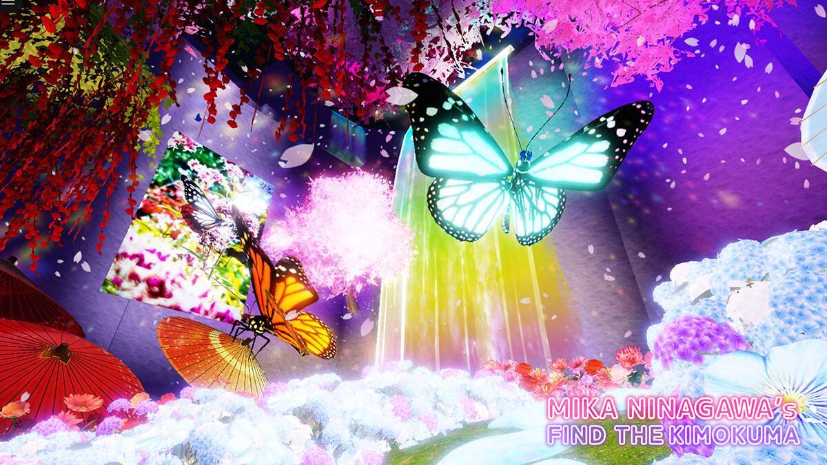 3D空間プラットフォームの「Roblox」で蜷川実花氏の作品世界に入り込める没入型アート空間が公開