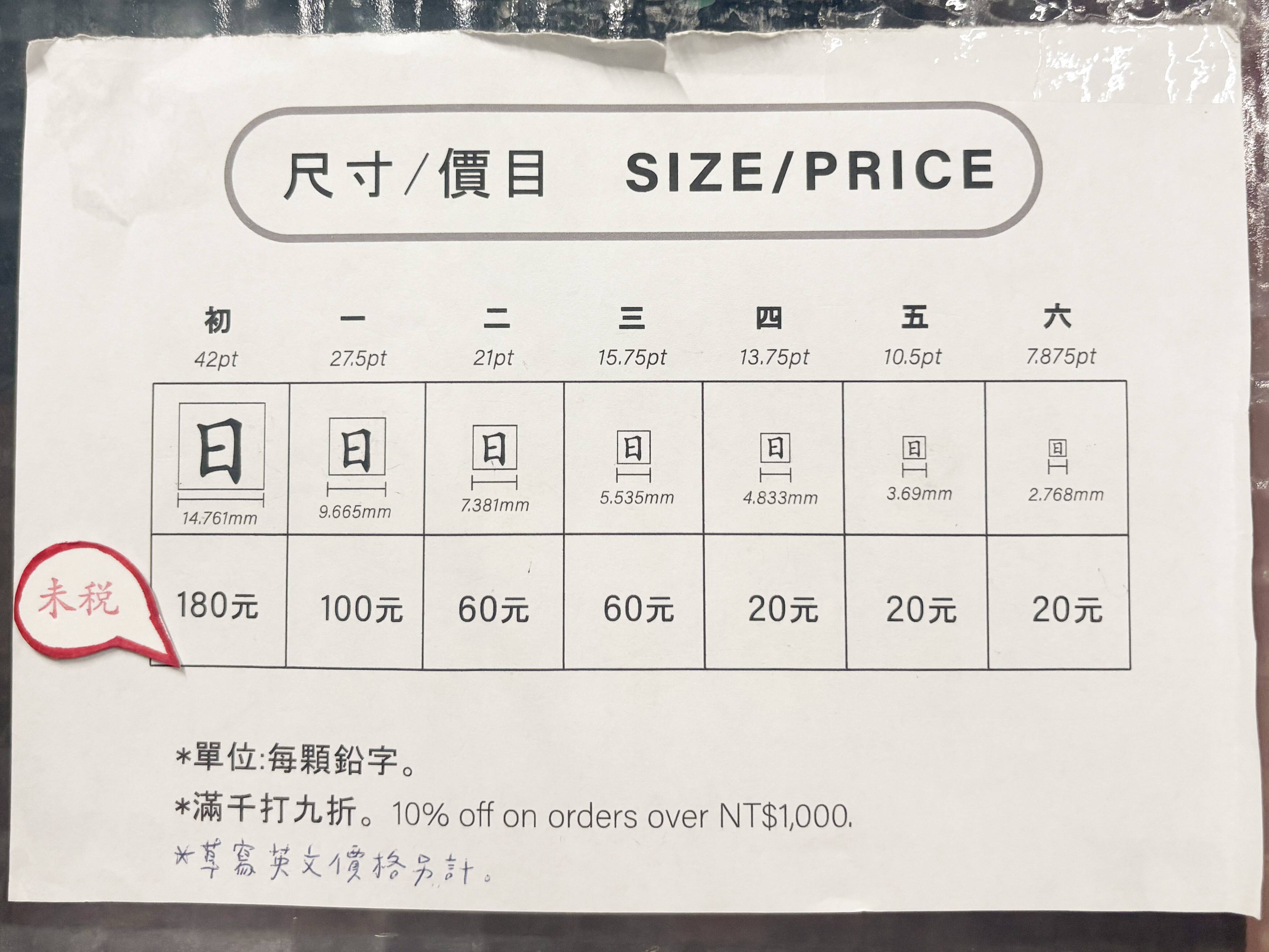 デザイン好きにおすすめの台湾旅。台湾唯一の活字工房で「活字」を買って活版印刷を楽しむ