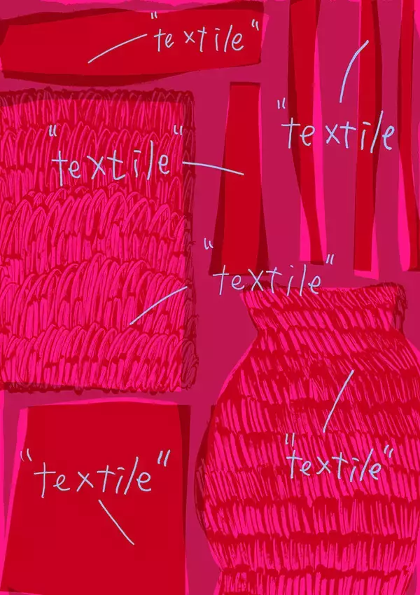 東京造形大学のテキスタイルデザイン分野の卒業制作・修了制作展「''textile''」