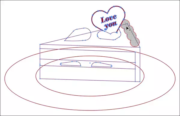 「Illustratorでショートケーキを描く」の画像