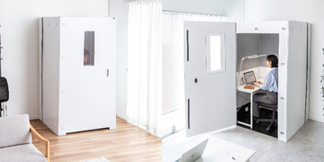 集中ブースで仕事効率アップ！ 音漏れ防止の個人スペースを手軽に作れる「置くだけワークブース」