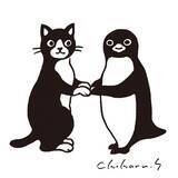 「“ペンギンとねこ”をテーマとした坂崎千春氏の個展「ペンギン百態V」」の画像1