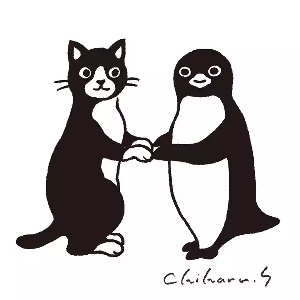 “ペンギンとねこ”をテーマとした坂崎千春氏の個展「ペンギン百態V」