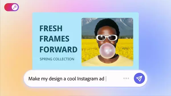 「アドビ、Adobe Expressに対話型の新しいAIアシスタント機能を追加 〜さらなる創造性を支援〜」の画像