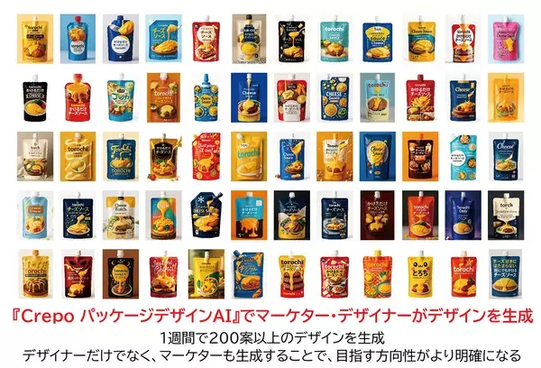 「AIが活用された雪印メグミルク「torochi チーズソース」のデザイン刷新プロセスに注目」の画像