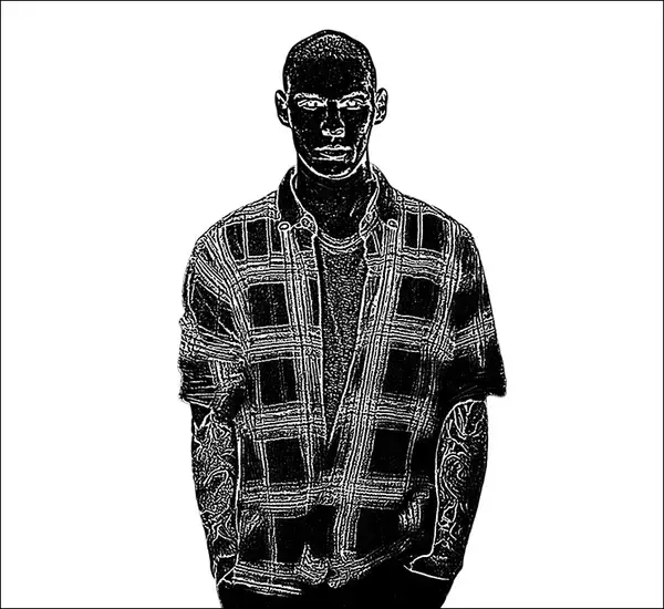 「Photoshopで木版画風のビジュアルを表現（木版画／写真加工）」の画像