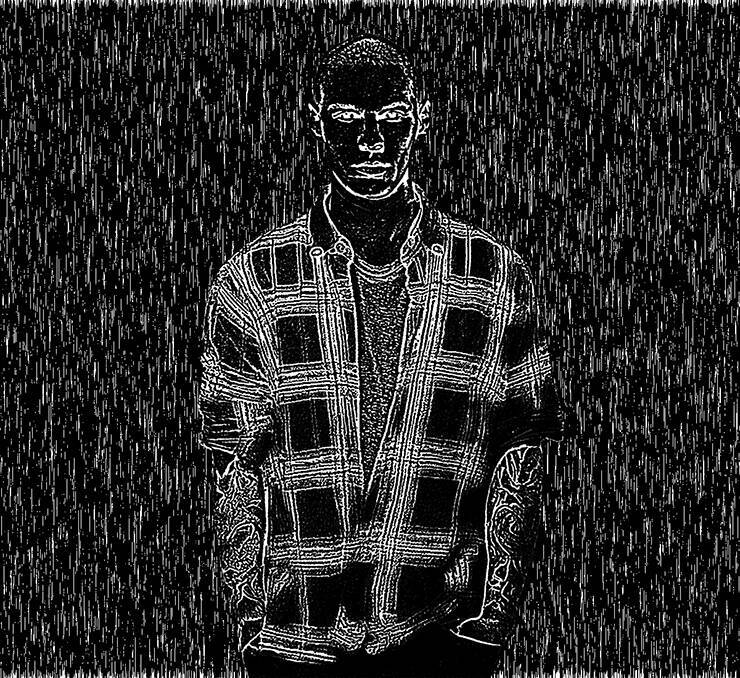 Photoshopで木版画風のビジュアルを表現（木版画／写真加工）