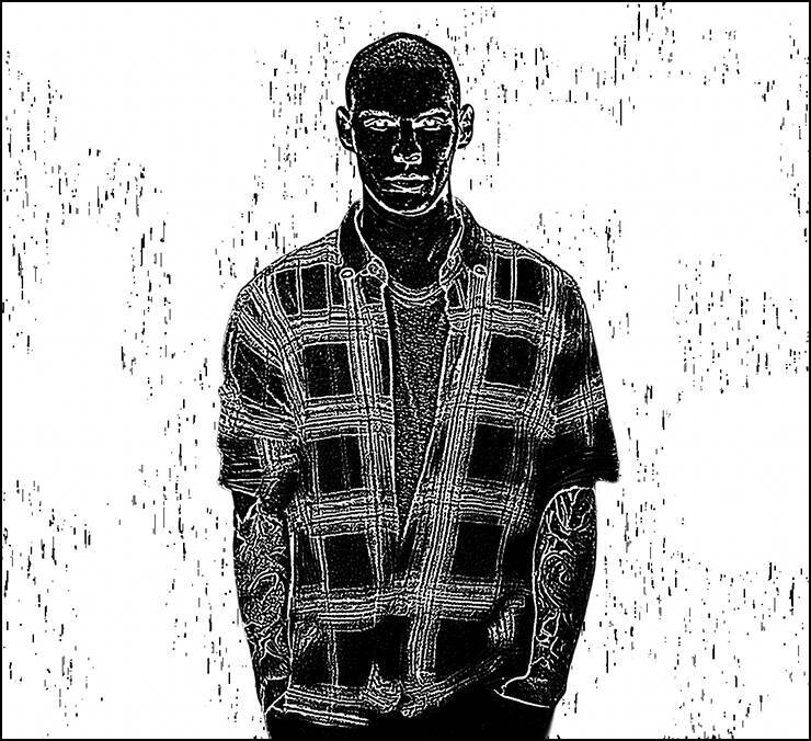 Photoshopで木版画風のビジュアルを表現（木版画／写真加工）