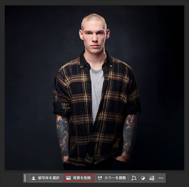 Photoshopで木版画風のビジュアルを表現（木版画／写真加工）