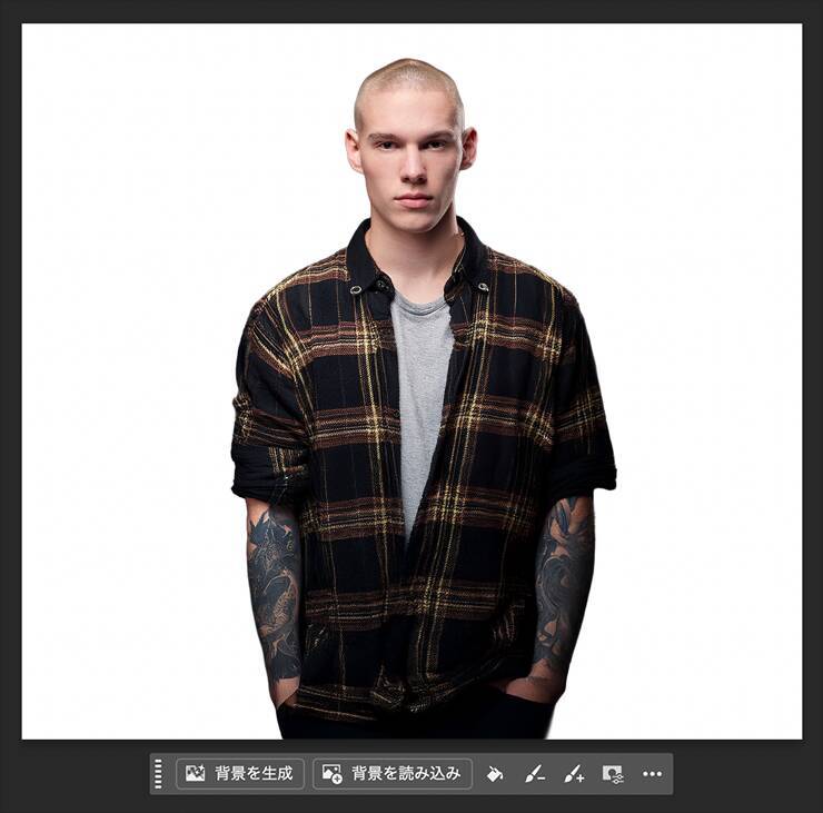 Photoshopで木版画風のビジュアルを表現（木版画／写真加工）
