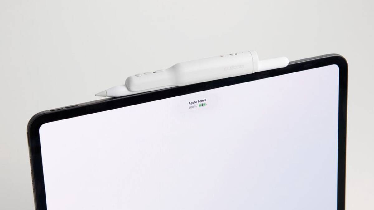 エレコム、旧モデルより装着しやすくなったApple Pencil用 ショートカットグリップを発売