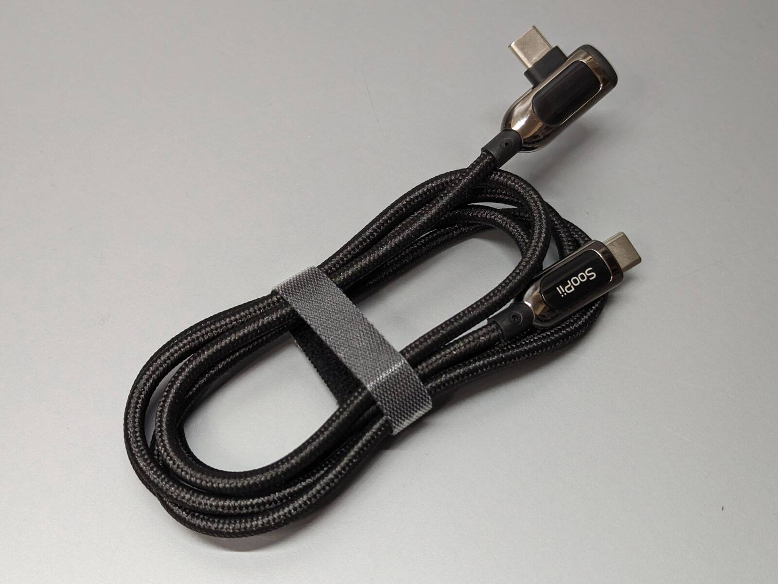 ｢ちゃんと充電できてる？｣がひとめで分かる、充電器からの供給電力を表示可能なUSB Type-Cケーブル