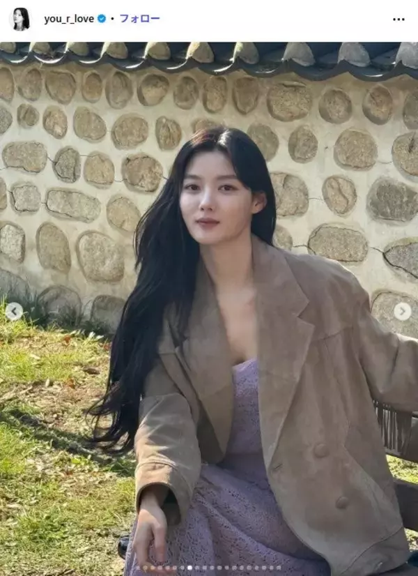 「マイ・デーモン」キム・ユジョン、胸元大胆開放ウェディングドレス姿披露「美しい」「憧れのスタイル」の声